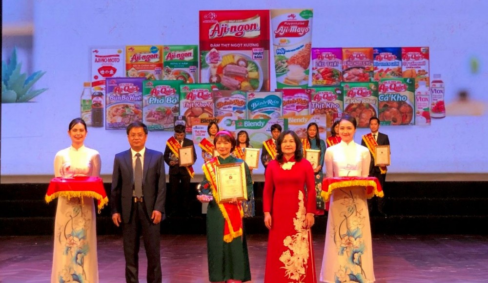 Ajinomoto Việt Nam đạt Top 100 Sản phẩm, dịch vụ tốt nhất cho gia đình, trẻ em