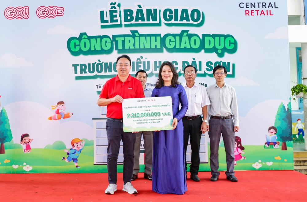 Central Retail Việt Nam khánh thành và bàn giao công trình giáo dục hơn 2,3 tỷ đồng tại Khánh Hòa