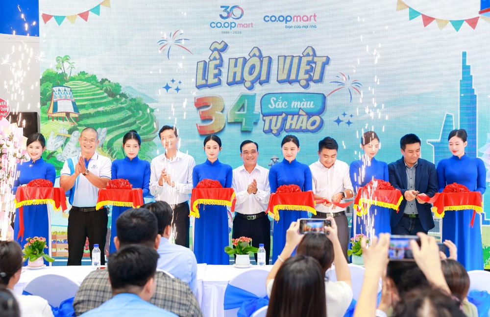 Saigon Co.op mở “Lễ hội Việt - 34 sắc màu tự hào”, đưa trải nghiệm khám phá tinh hoa vùng miền vào hành trình mua sắm