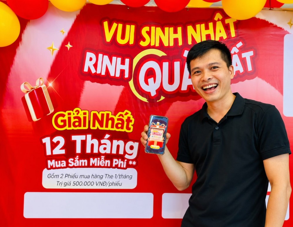 Mừng sinh nhật, hệ thống siêu thị GO! chơi lớn tặng khách hàng 1 năm mua sắm miễn phí