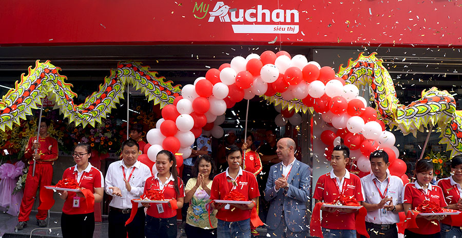 Khai trương siêu thị tiện ích My Auchan đầu tiên tại Việt Nam